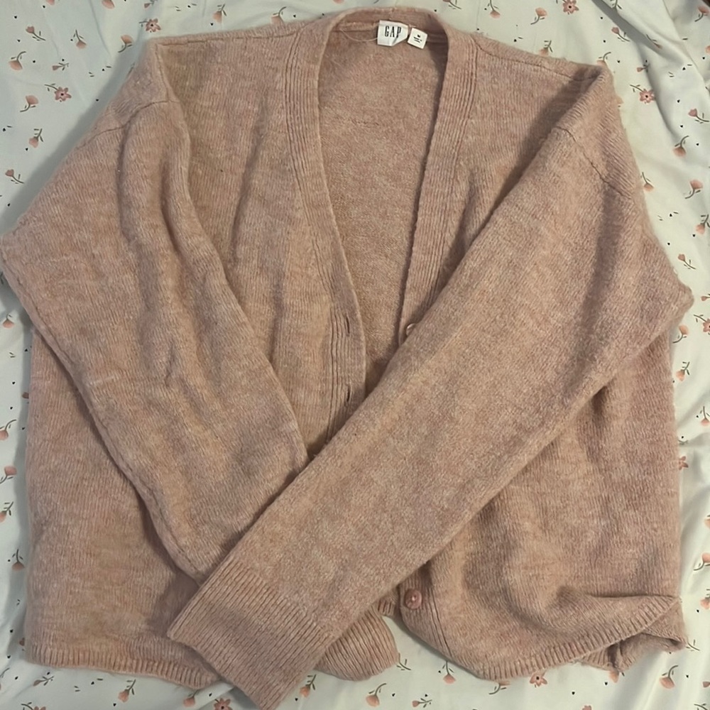 Pink cardigan